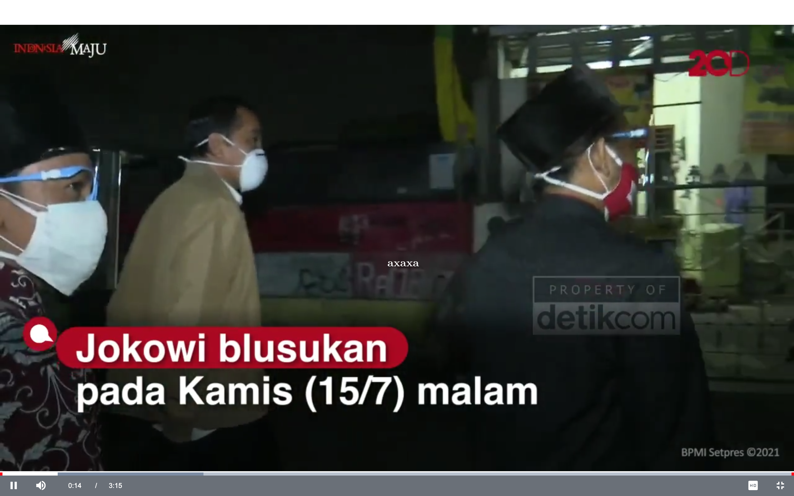 Kagetnya Warga Sunter Agung Jakut Diberi Sembako oleh Jokowi Malam-malam